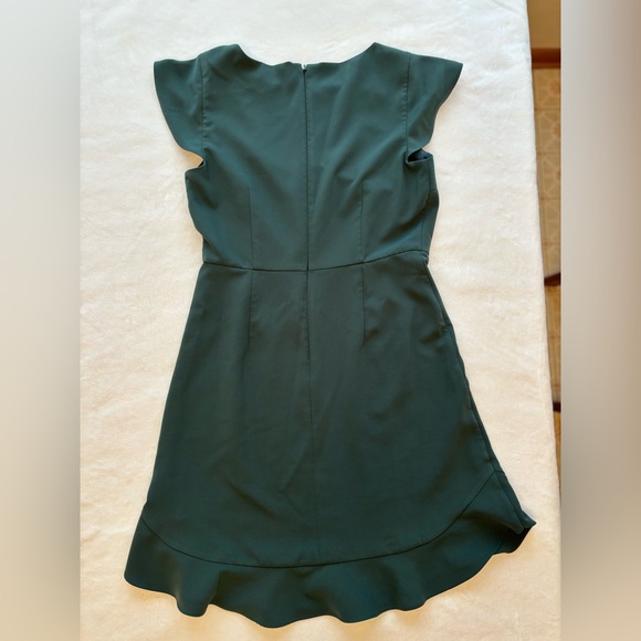 Women’s LOFT Pretty Green Dress Size 2 - Picture 7 of 10